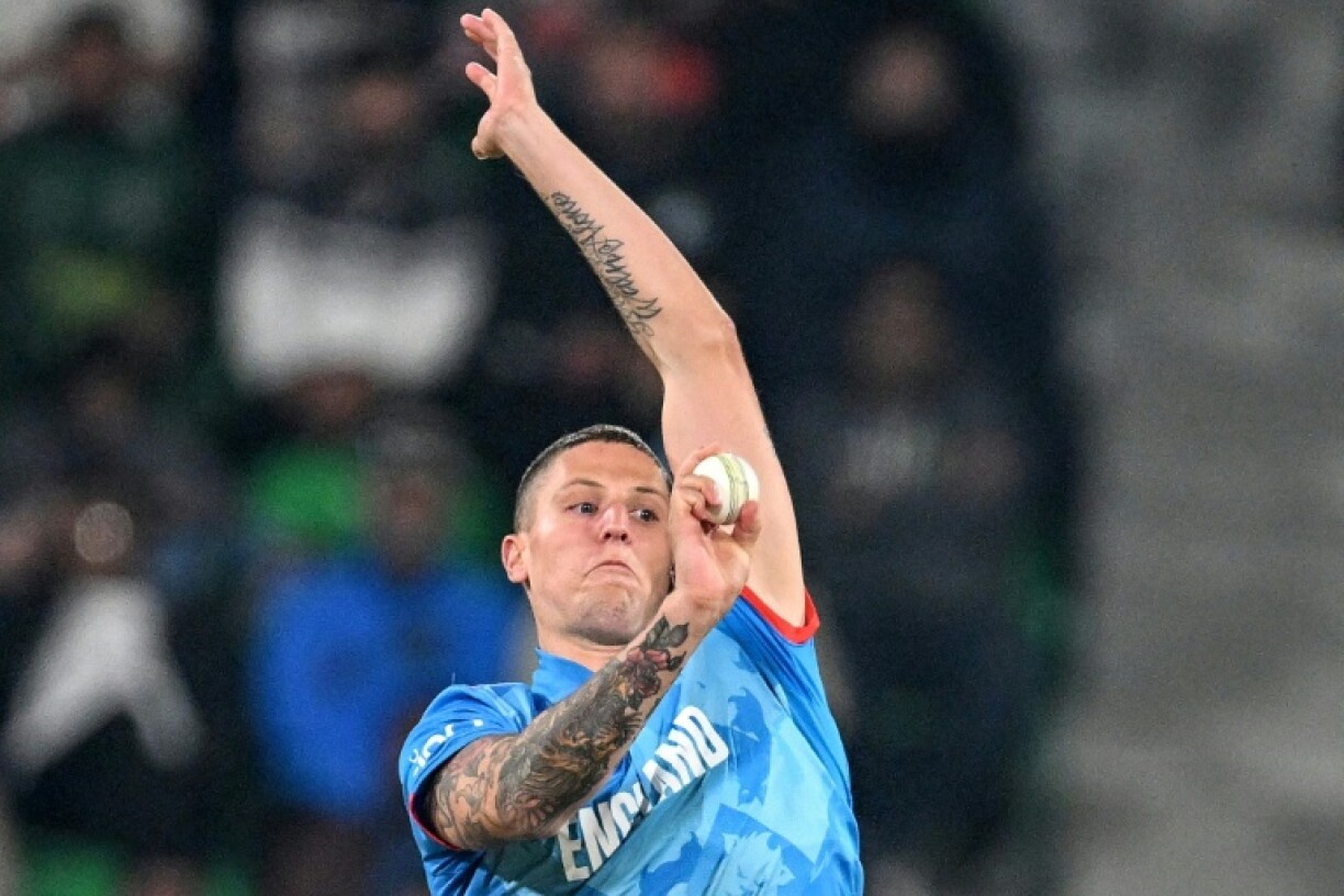 England's Brydon Carse in action