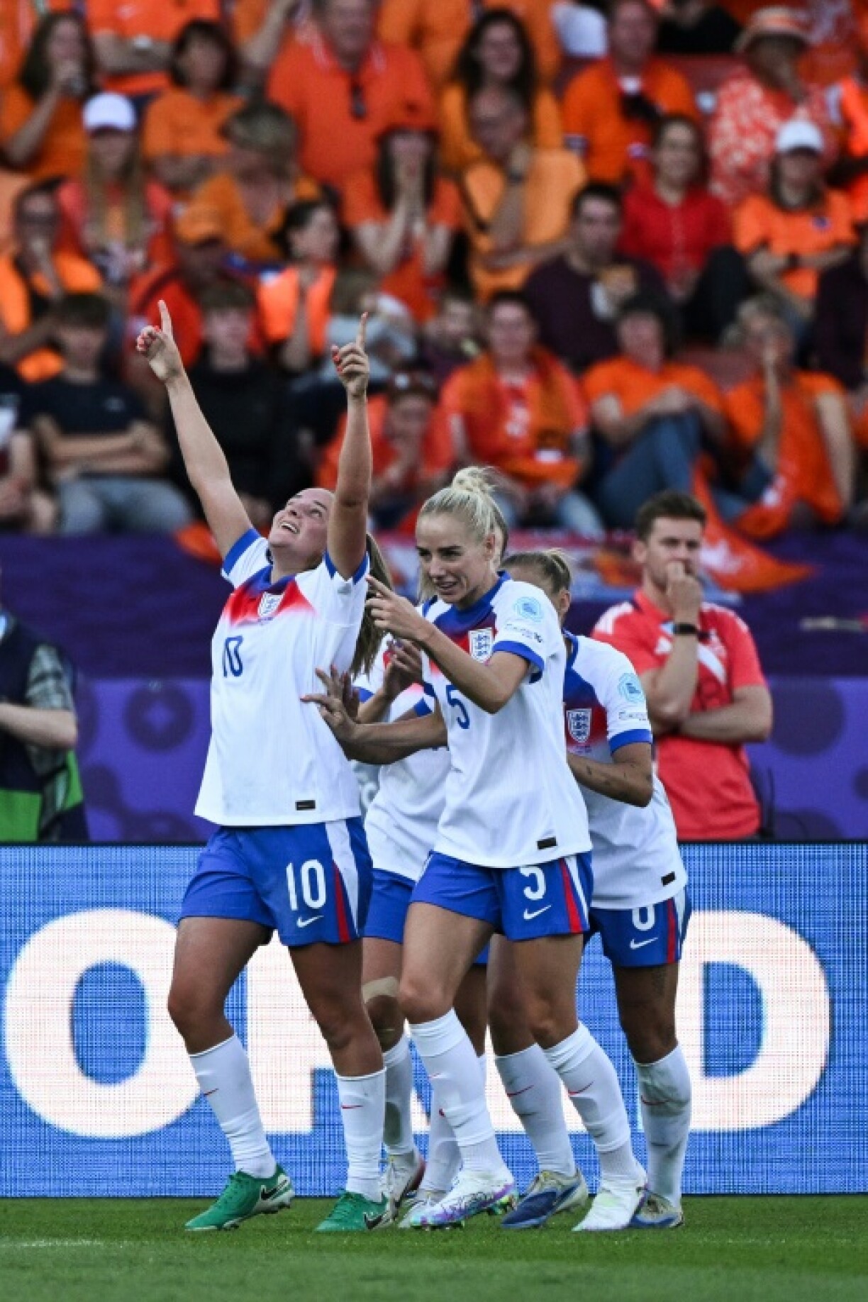 Ella Toone netted England's fourth against the Dutch at Women's Euro 2025