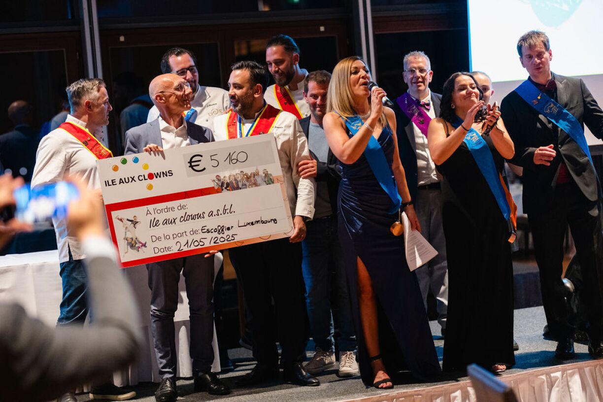 Des membres des Disciples Escoffier lors de leur précédent gala, en mai dernier. Celui de novembre sera consacré au soutien de l'association « Sarah Grond ».