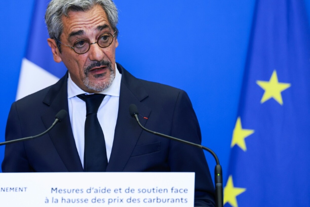 Le ministre des PME Serge Papin lors d'une conférence de presse à Paris, le 22 septembre 2026