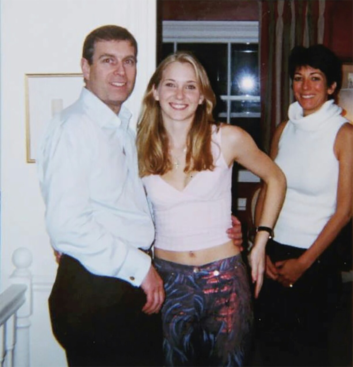 Prince Andrew, Viginia Giuffre and Ghislaine Maxwell