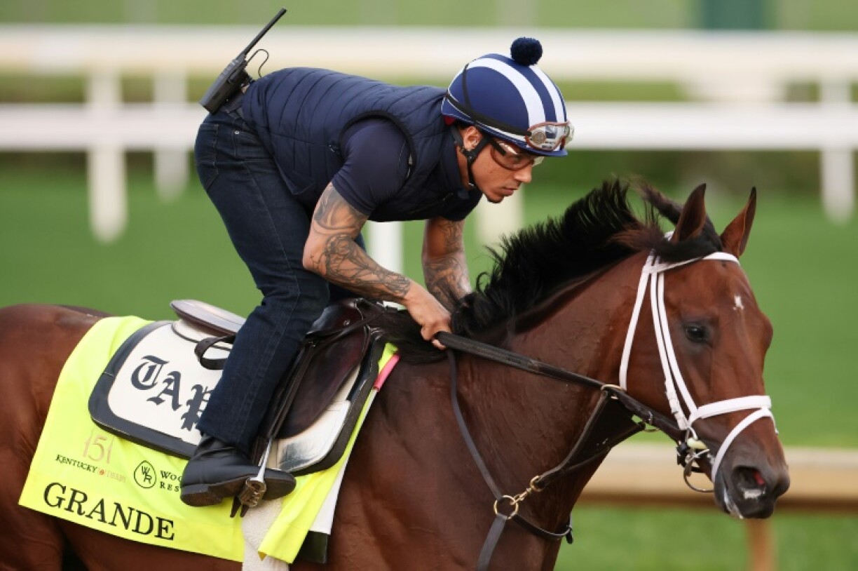 Grande was scratched from the 151st Kentucky Derby due to a bruised foot