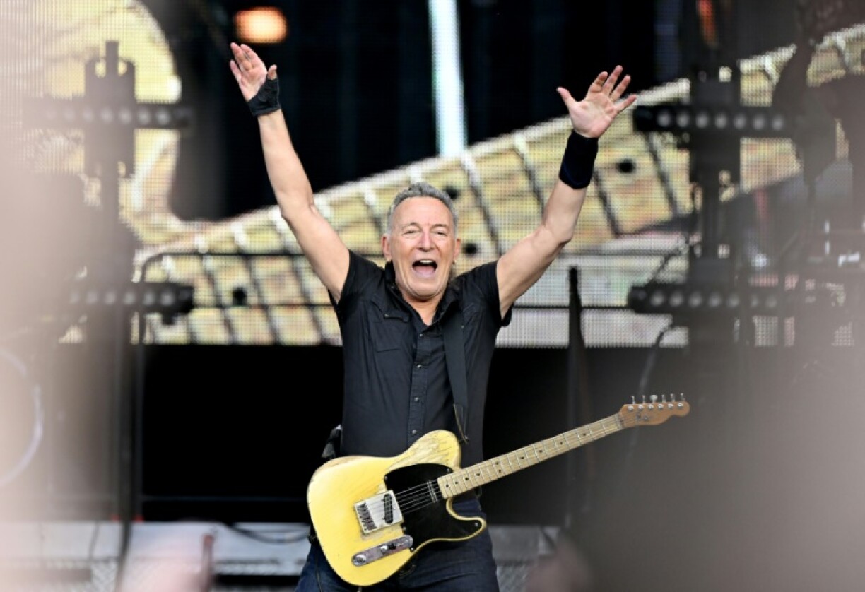 Le chanteur Bruce Springsteen lors d'un concert à Vienne, en Autriche, le 18 juillet 2023