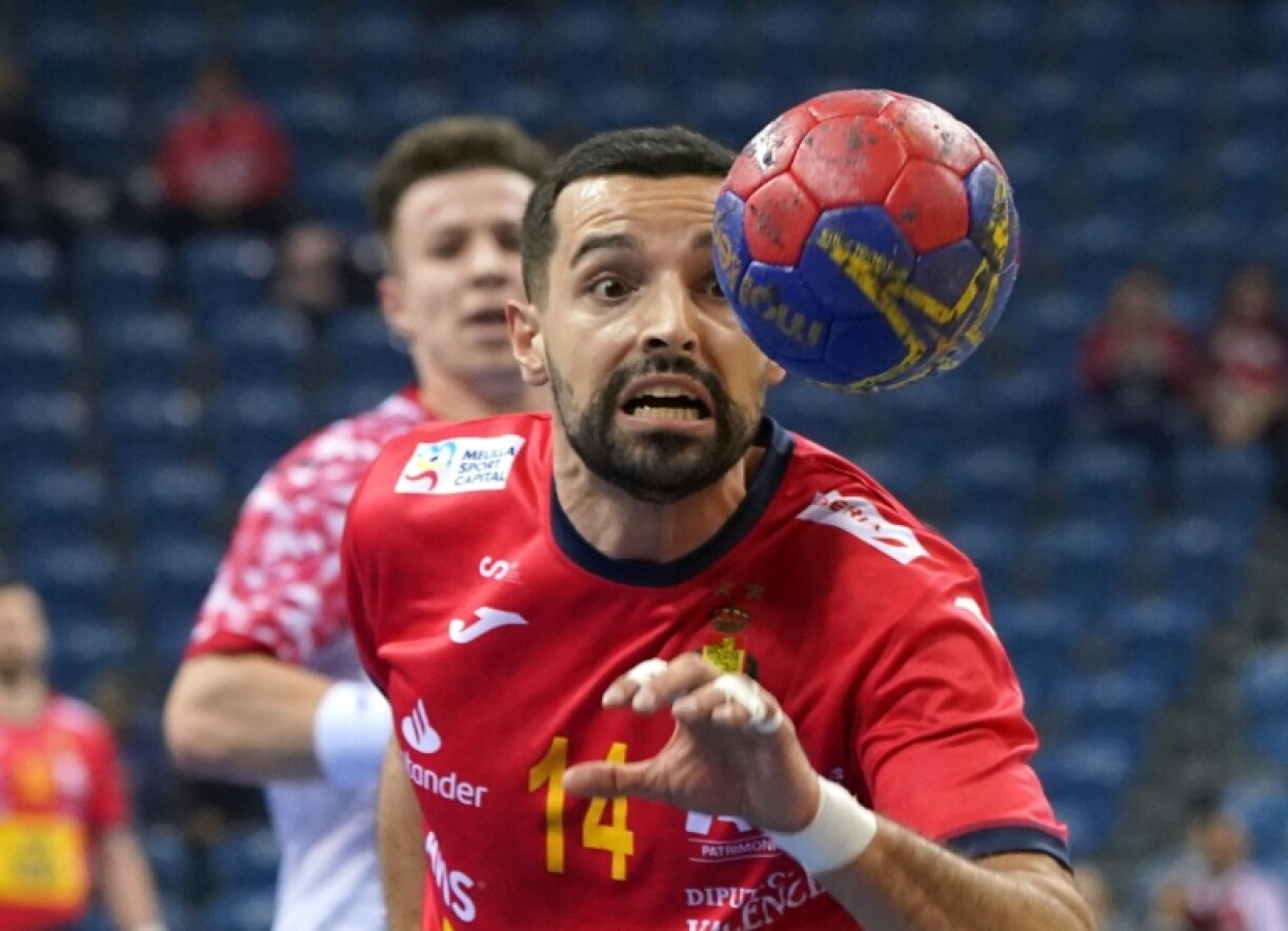 L'ailier espagnol Ferran Sole lors du match de poules du Mondial contre la Pologne, le 18 janvier 2023 à Cracovie