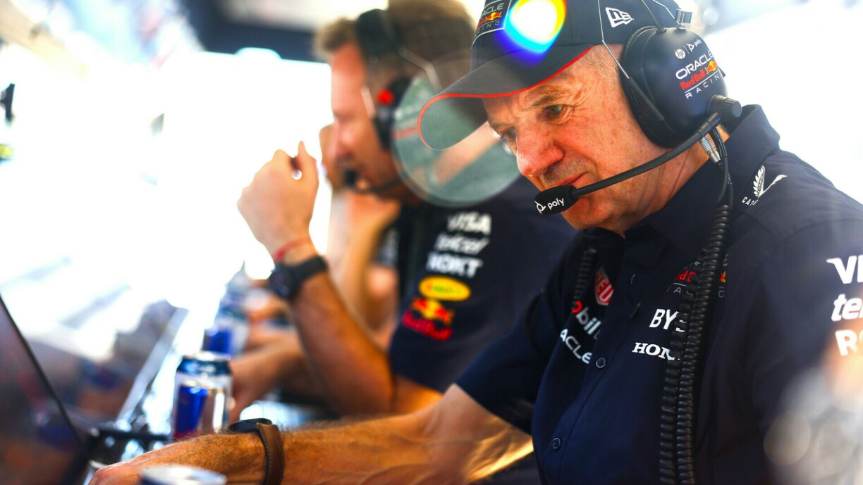 Den Adrian Newey huet zënter 2006 fir Red Bull geschafft, an do bis elo 15 WM-Titel gesammelt.