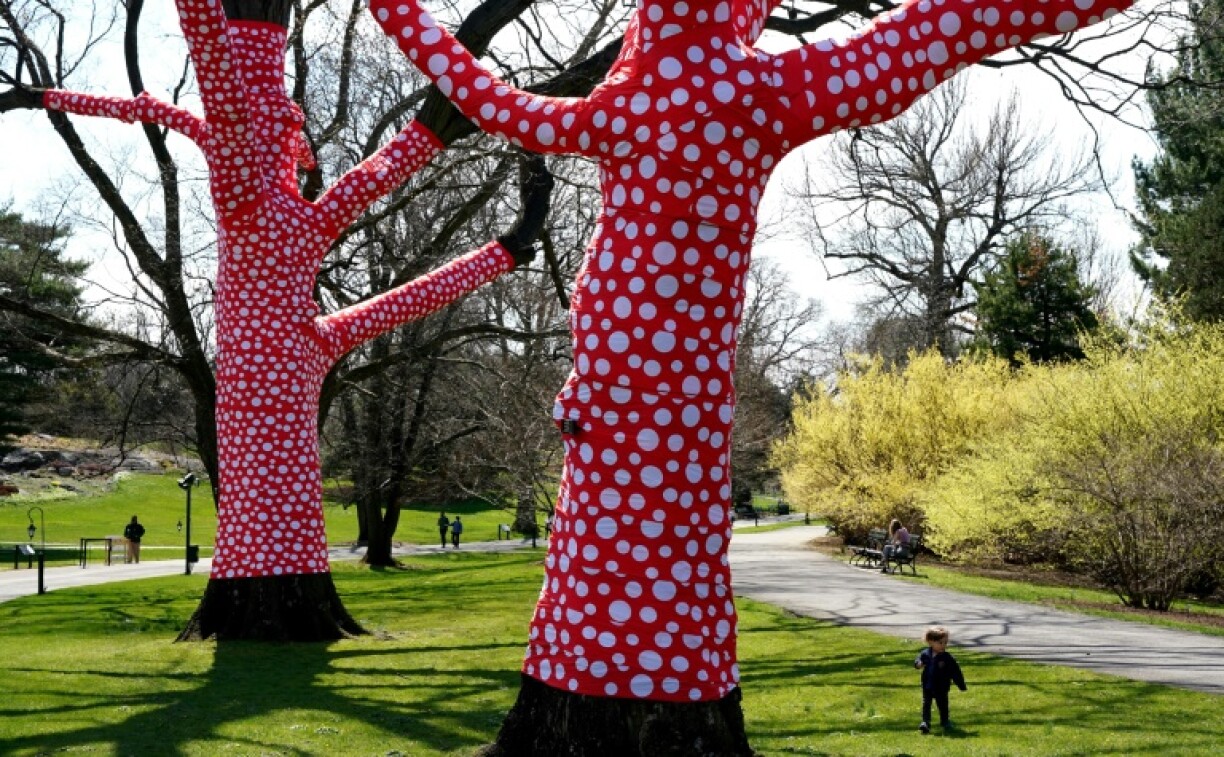 L'une des oeuvres de l'artise japonaise Yayoi Kusama,