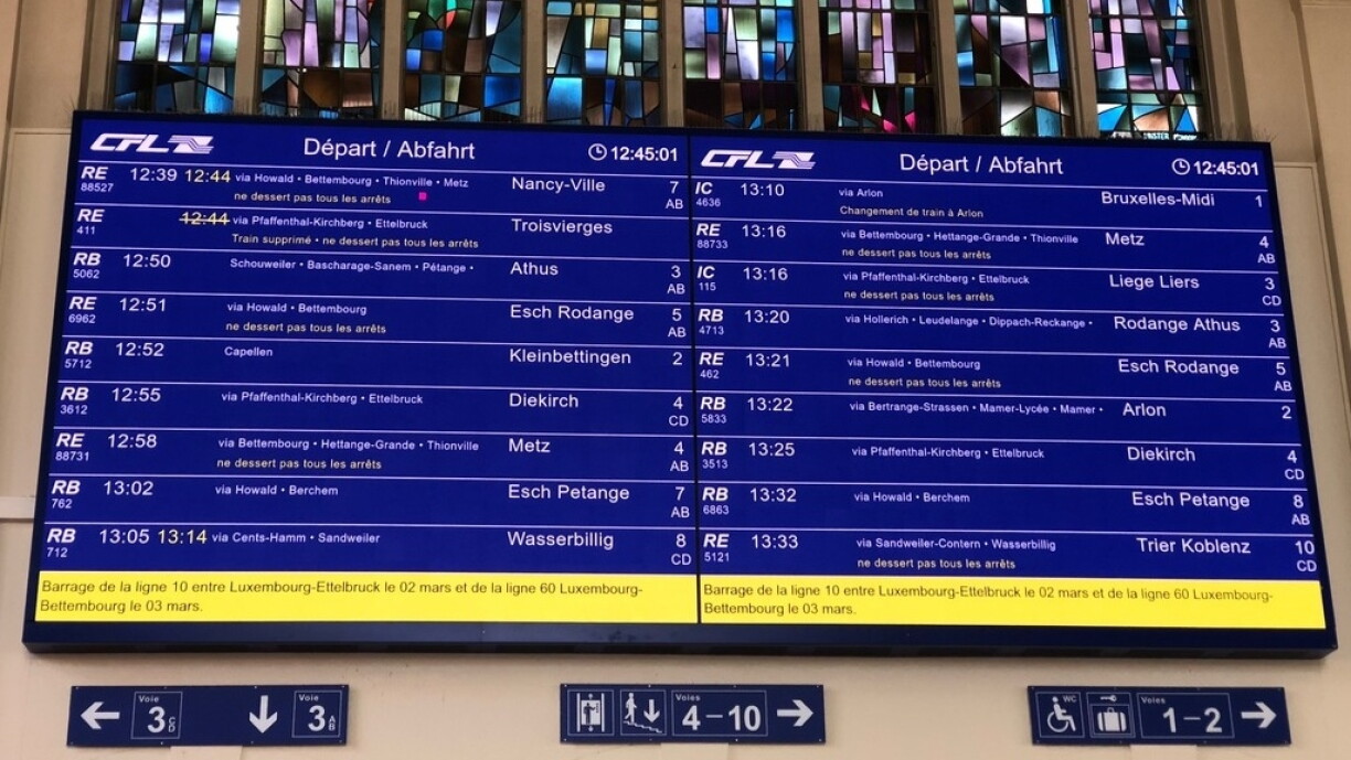 Ëmmer nees fale vereenzelt Zich aus oder hu Verspéidung.