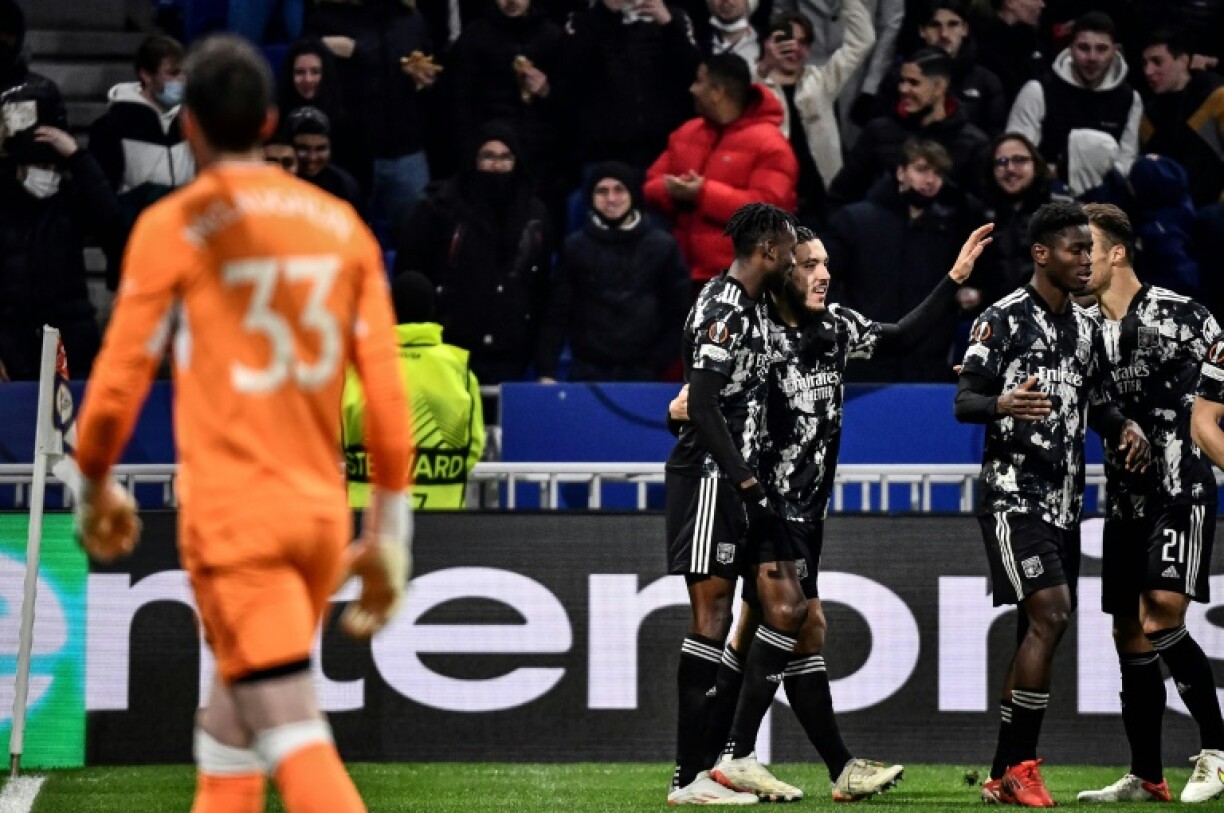 Les Lyonnais avec un but de Rayan Cherki ont fait match nul contre les Rangers FC au Parc OL, le 9 décembre 2021