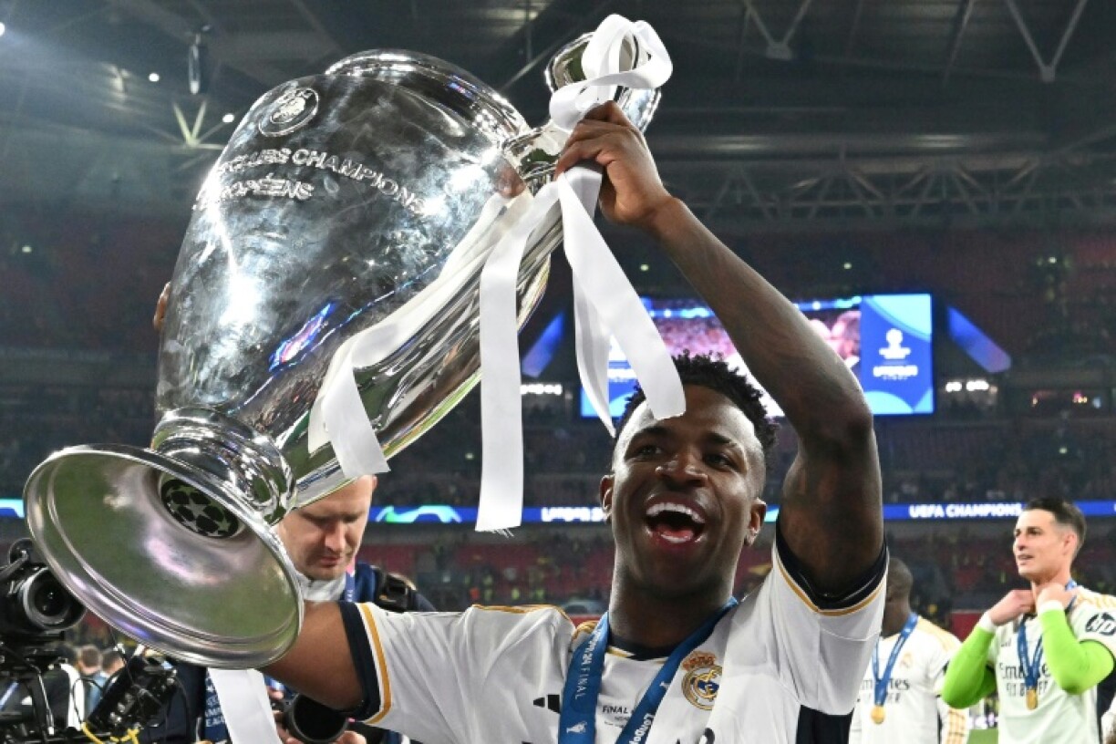 Vinicius Junior scored in Real Madrid's 2-0 win over Dortmund in the Champions League final at Wembley in June