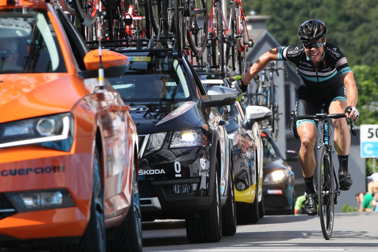 A photo taken during the 2018 Tour de Luxembourg.