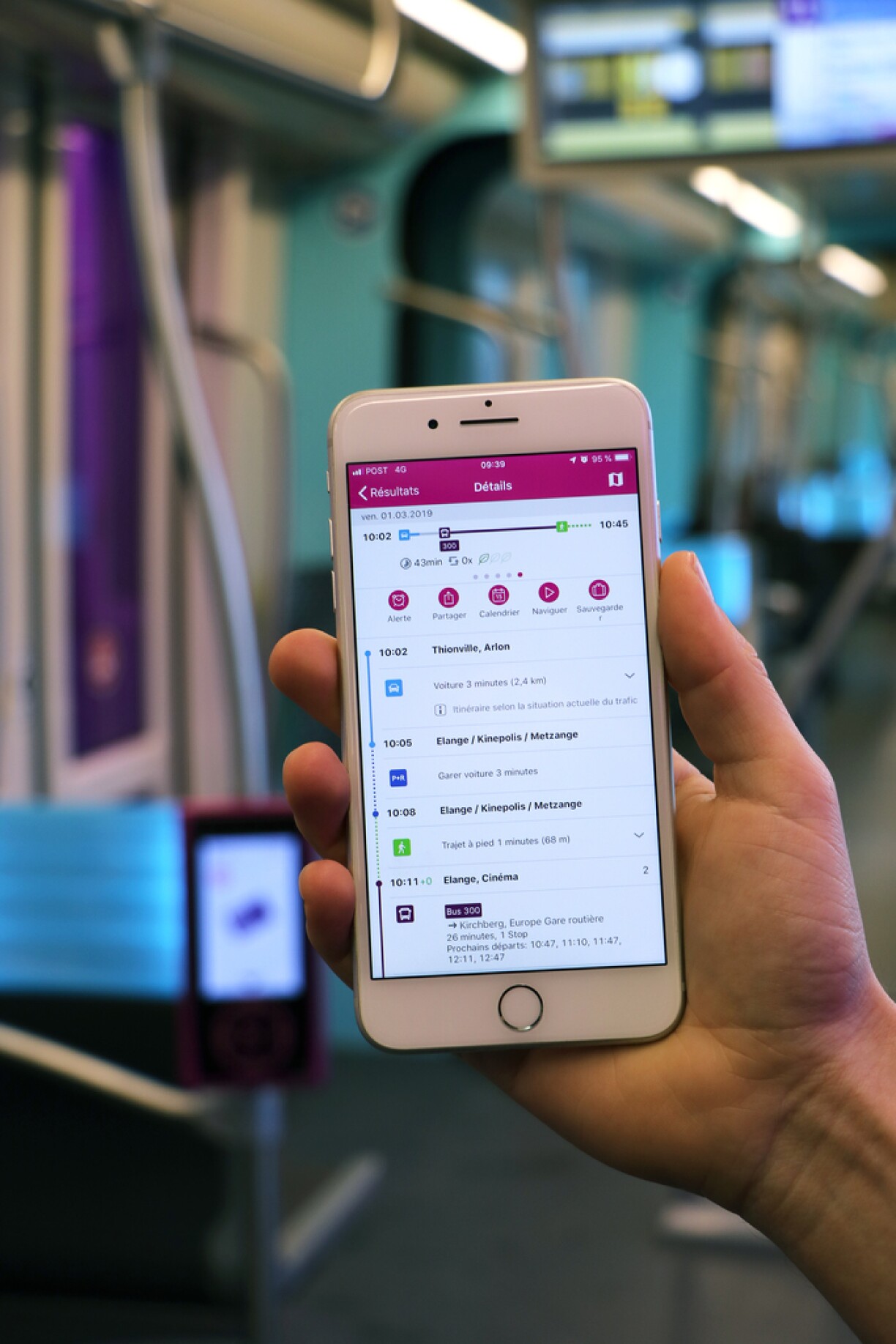 Routage avec P+R en temps réel : la voiture individuelle, P+R et électromobilité feront partie intégrante de la nouvelle appli mobiliteit.lu