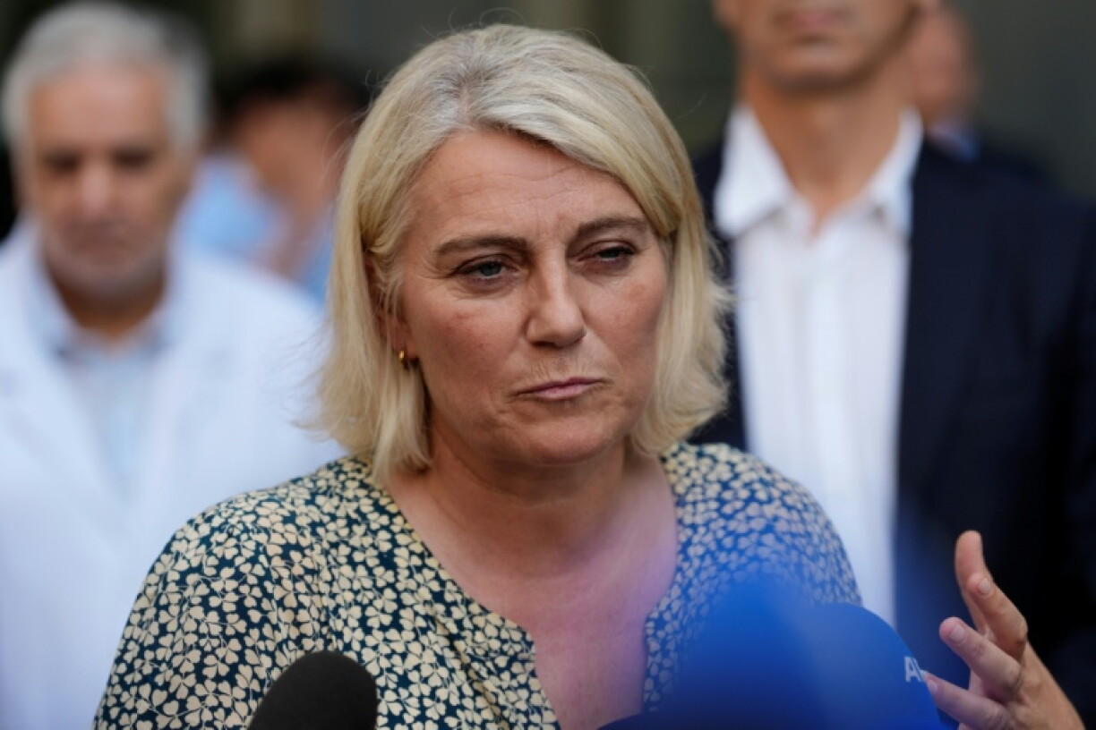 La ministre de la Santé Stéphanie Rist le 25 juin 2026 à Orsay dans l'Essonne