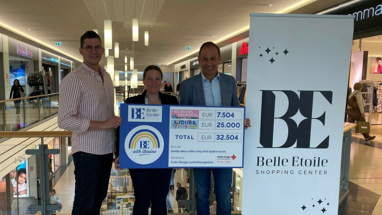 Vu lénks no riets: Matthias Barthod (Rout Kräiz), Manu Konsbruck (Belle Etoile), Nadine Conrardy (Rout Kräiz)