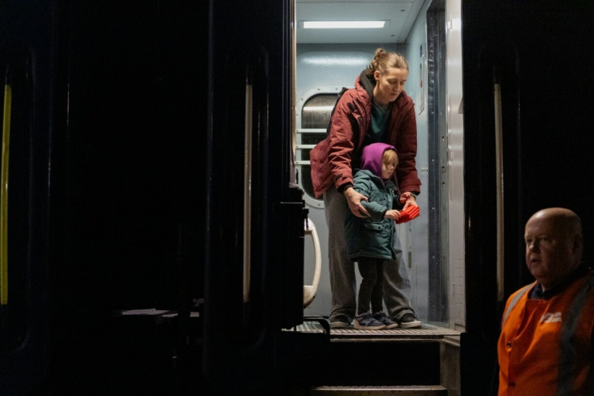 Ukraine's airspace is closed to civilian planes, making trains vital