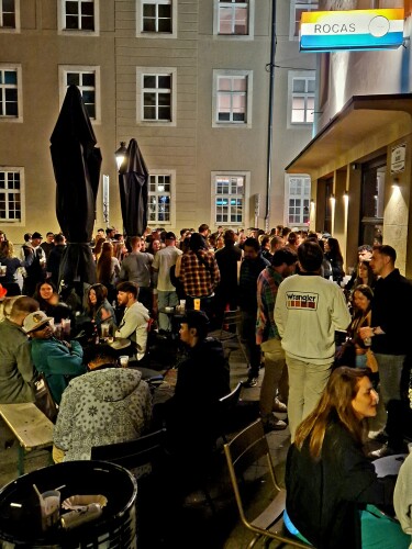 The outdoor terrace of Rocas