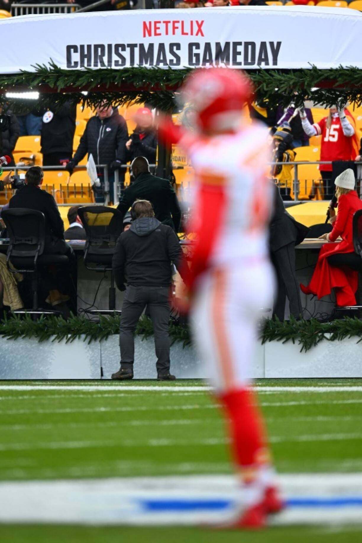 Netlix made its debut NFL broadcast on Christmas Day in the Kansas City Chiefs-Pittsburgh Steelers game
