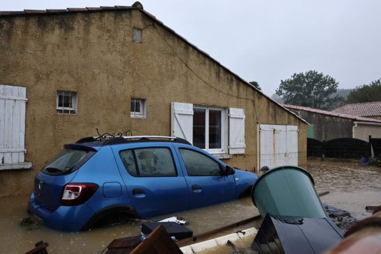 Inondations à Saint-Mitre-les-Remparts, près de Marseille, le 20 octobre 2026