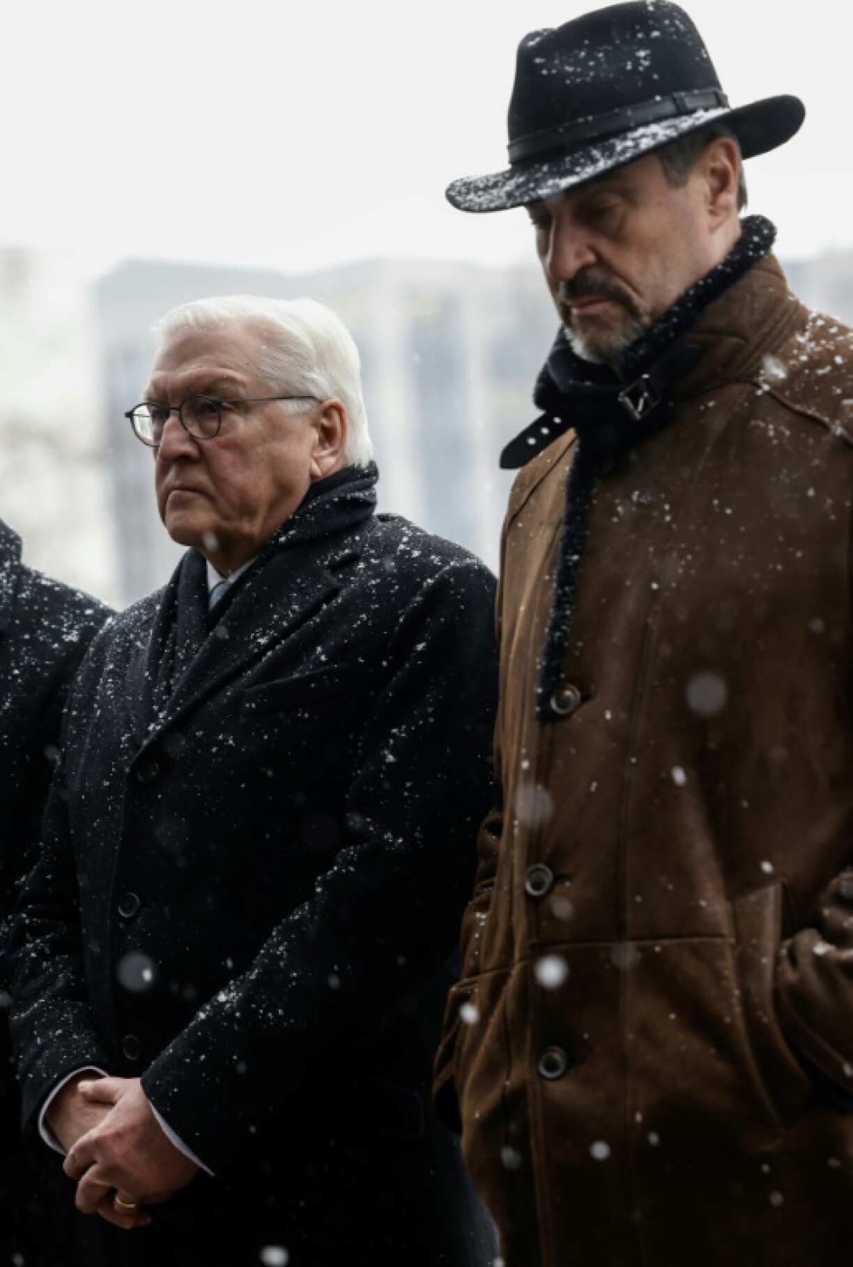 German President Frank-Walter Steinmeier and Bavarian State Premier Markus Soeder paid tribute to victims