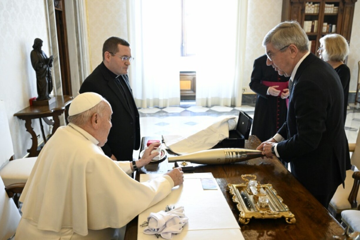 Pope Francis, who died on Monday, inspired the creation of the refugee team, said IOC president Thomas Bach