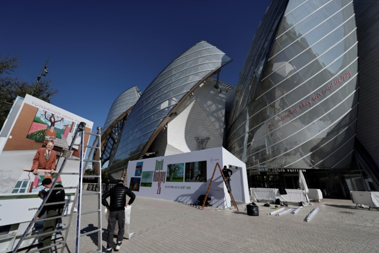 'David Hockney, 25' is in the Frank Gehry-designed Louis Vuitton Foundation