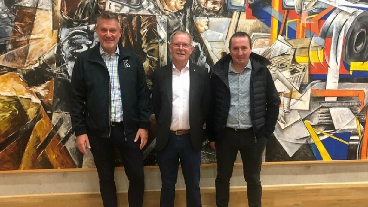 Alain Hamer, Erny Decker et Alex Krüger (de gauche à droite). Les trois nouvelles têtes du futur CA de la FLF.