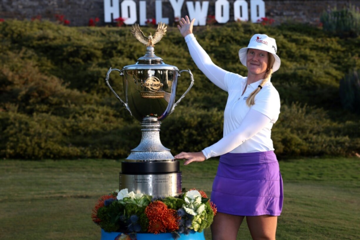 Ingrid Lindblad of Sweden celebrates first LPGA title at LA Championship at El Caballero Country Club