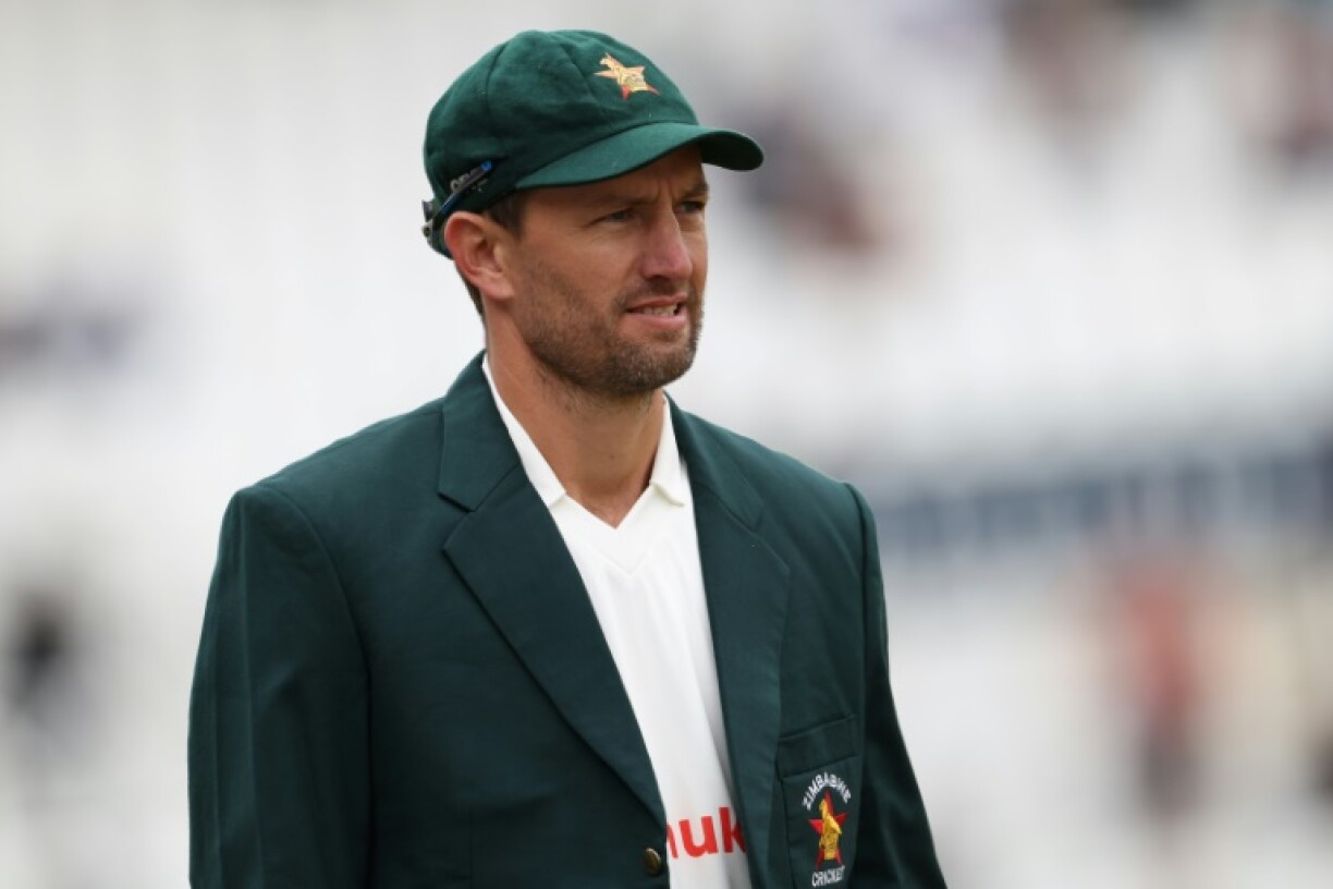 Bowling first: Zimbabwe captain Craig Ervine won the toss in the lone Test against England at Trent Bridge