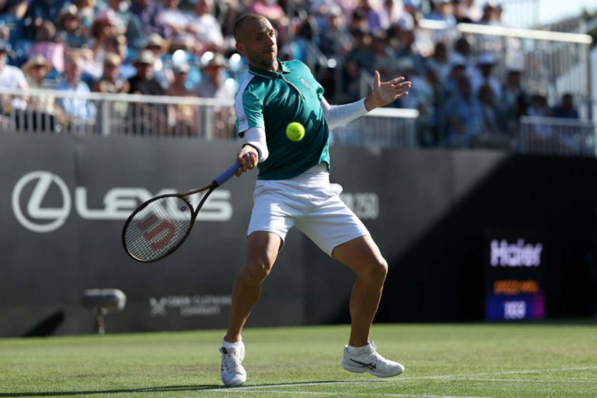 Britain's Dan Evans beat Novak Djokovic in their only previous encounter