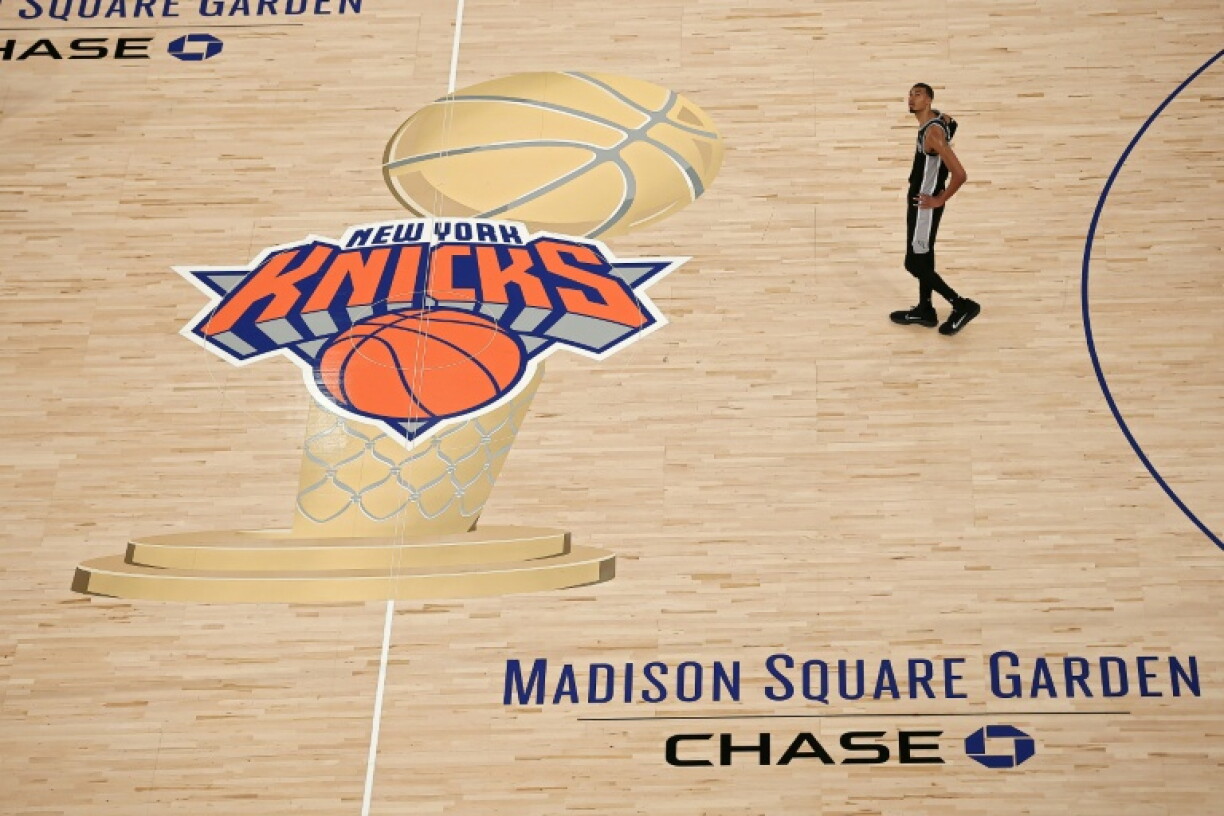 Victor Wembanyama durant le match 4 de la finale NBA entre les San Antonio Spurs et les New York Knicks, le 10 juin 2026 à New York.