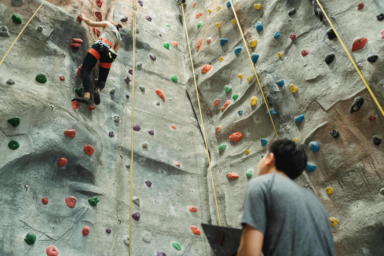 The man had been climbing using a so-called auto-belay system, a mechanism that takes the place of a climbing partner.