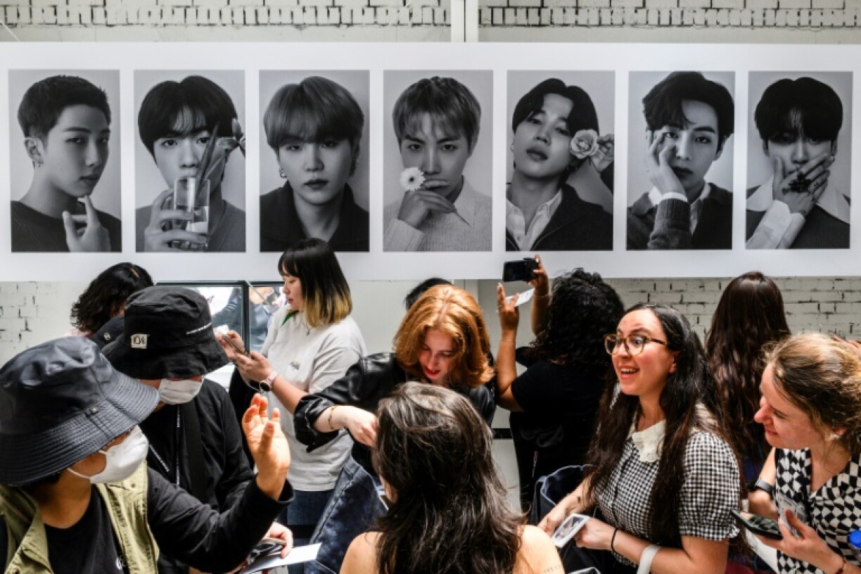 BTS holds the record for the most-streamed group on Spotify