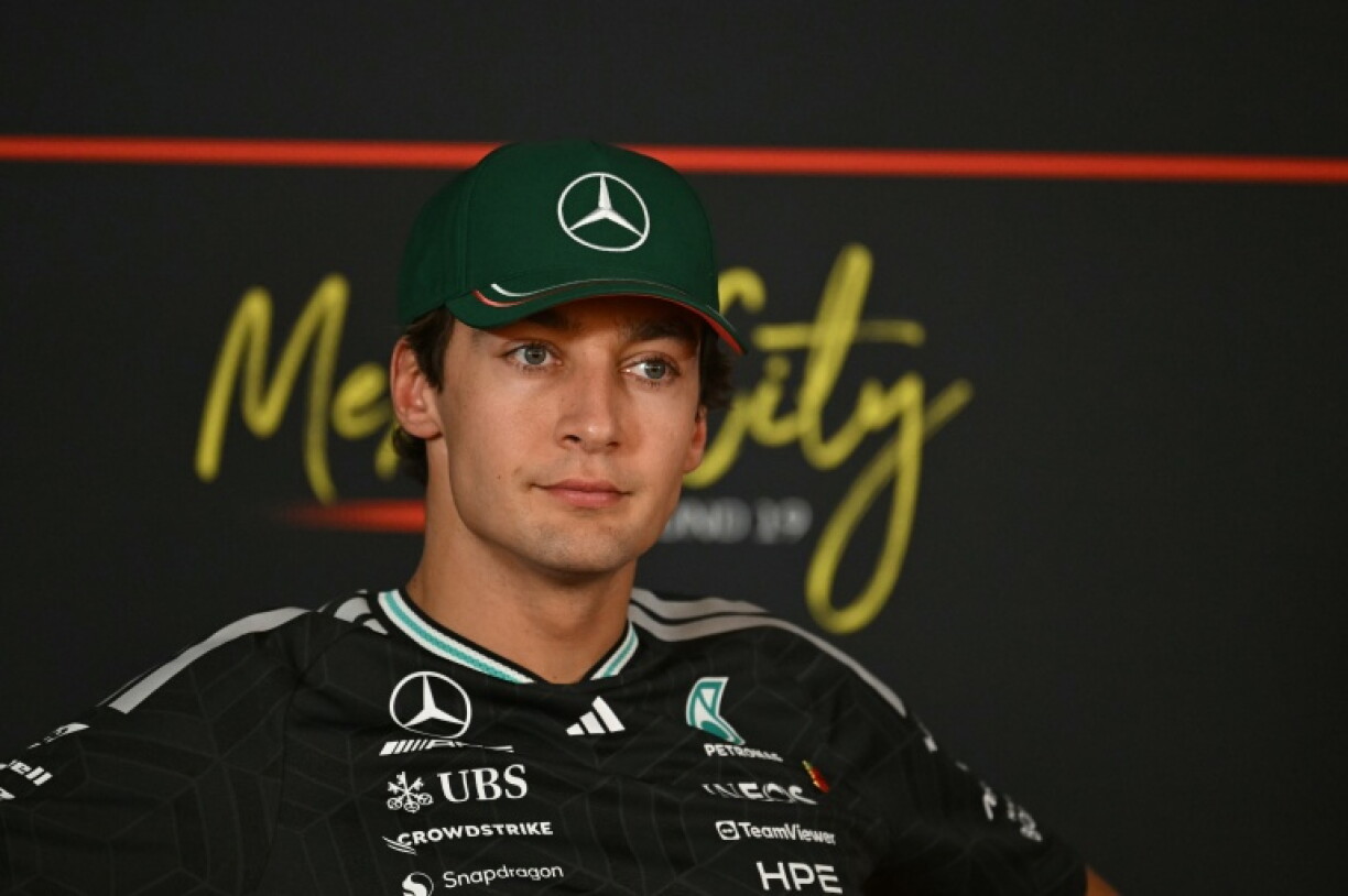 Mercedes' British driver George Russell trails team-mate Kimi Antonelli by 123 points