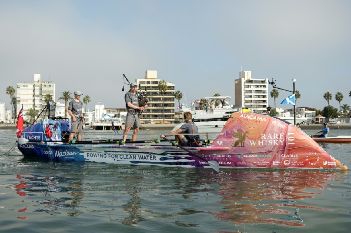 The brothers set off from Lima, Peru for the 14,500 kilometre journey to Australia