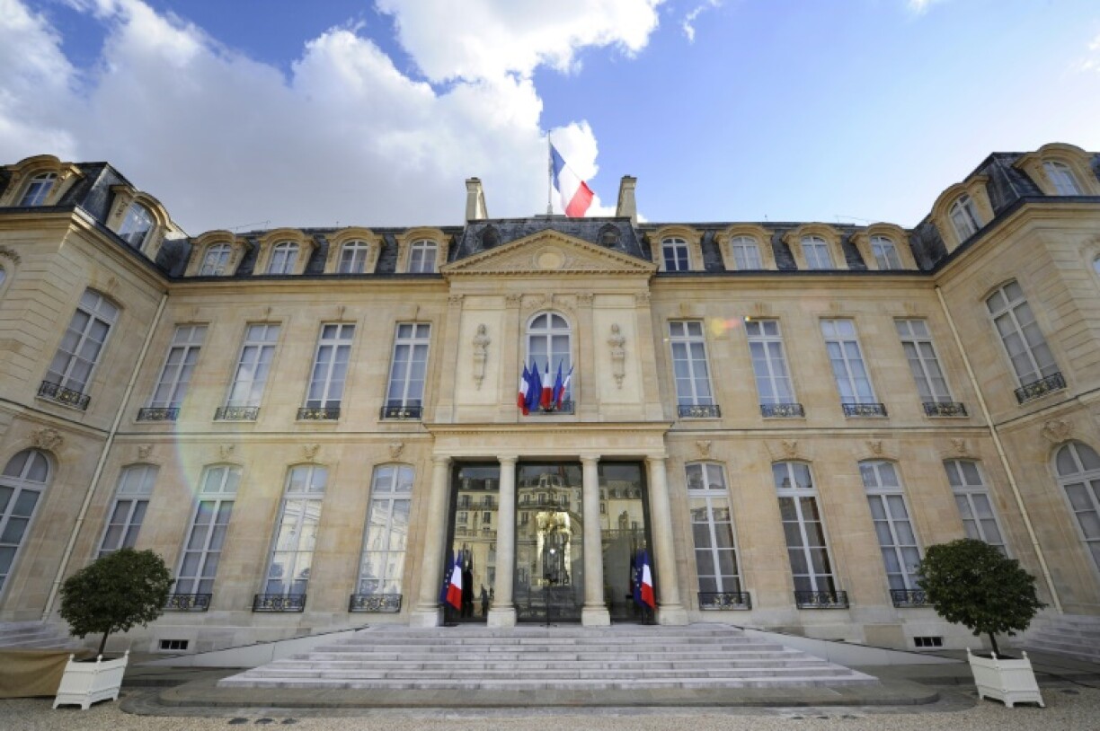 Le palais de l'Elysée à Paris où Emmanuel Macron est de nouveau investi président