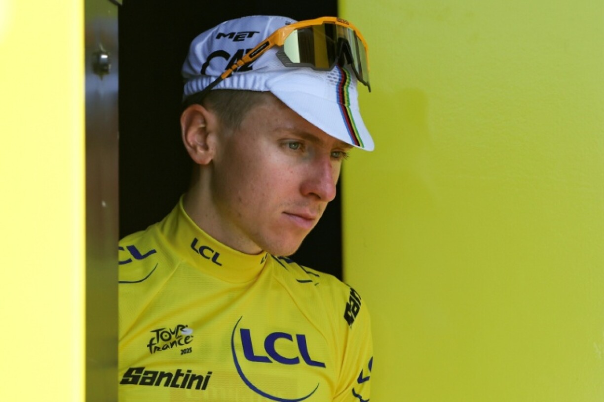 Tadej Pogacar leads the Tour after eight of the 21 stages