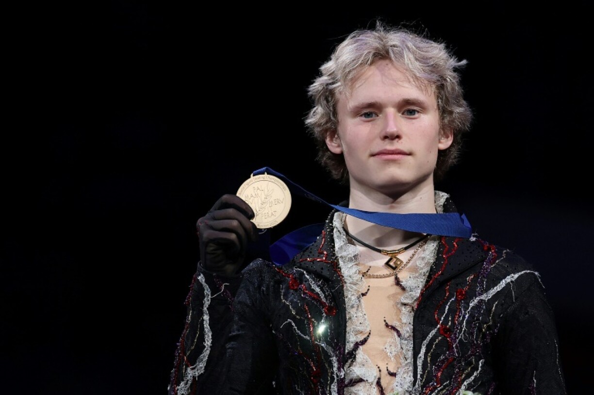 Ilia Malinin won his second consecutive men's gold at the figure skating world championships in Boston