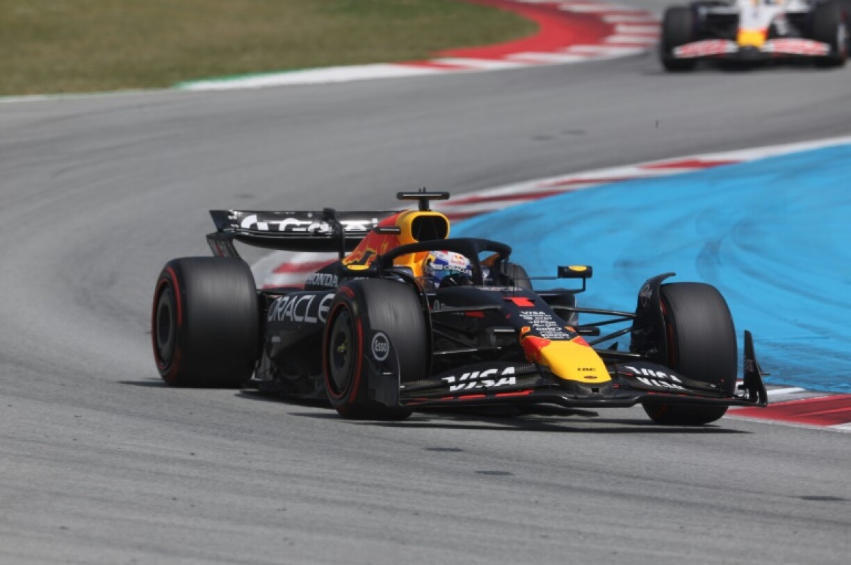 Max Verstappen is on the cusp of a ban after driving into George Russell in Spain