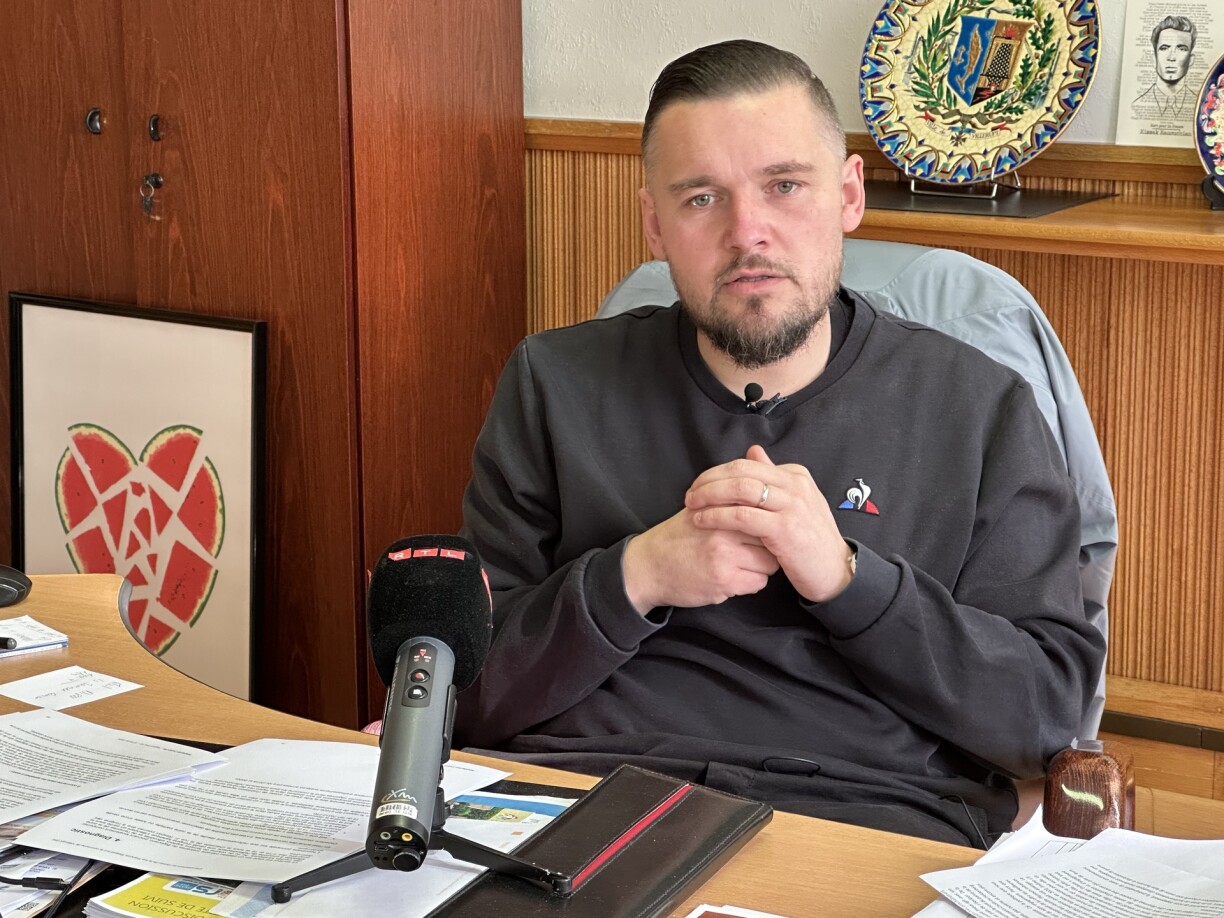 Le maire de Villerupt, Pierrick Spizak.