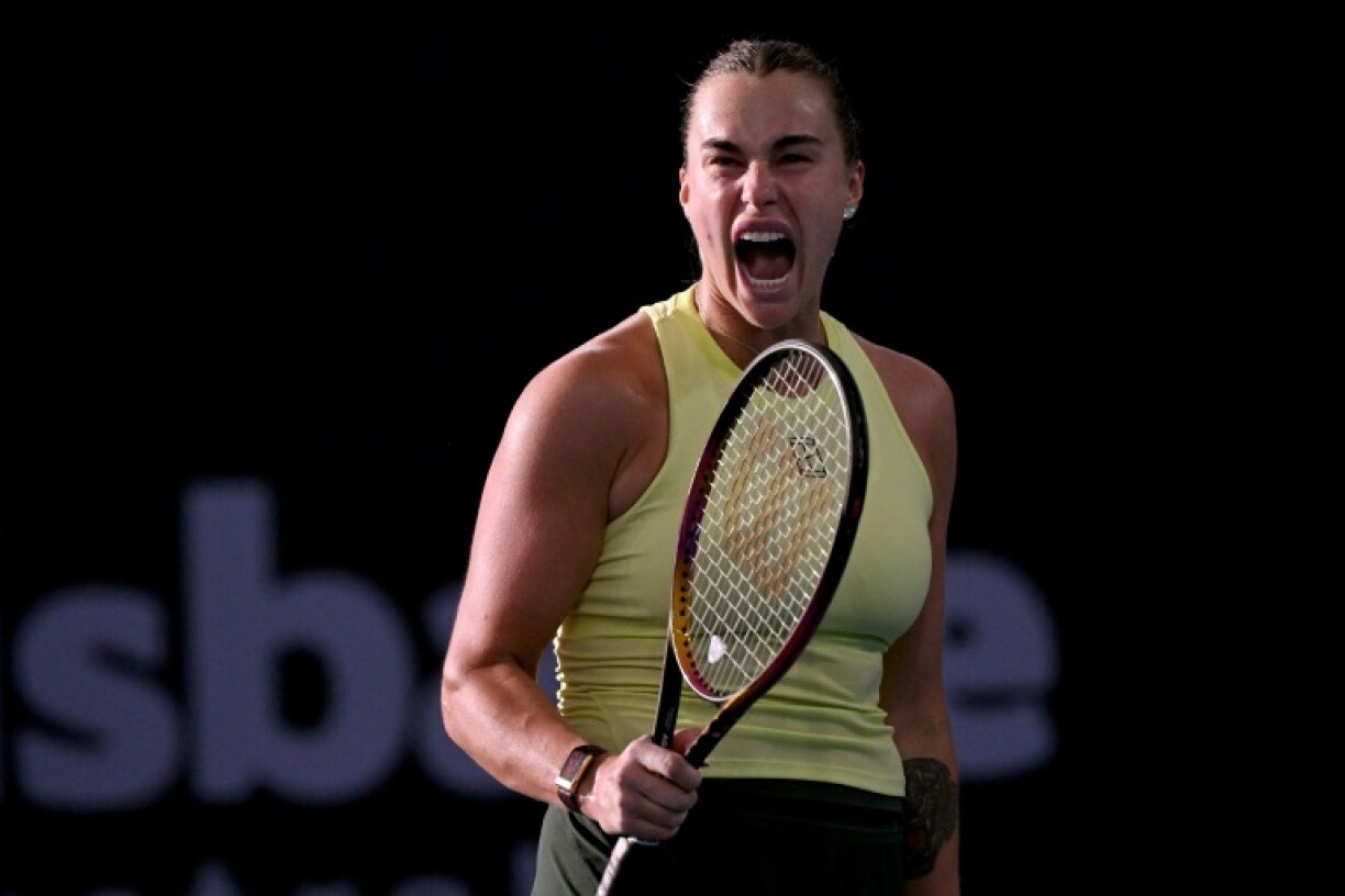 Aryna Sabalenka lors de la finale du tournoi de Brisbane, le 11 janvier 2026