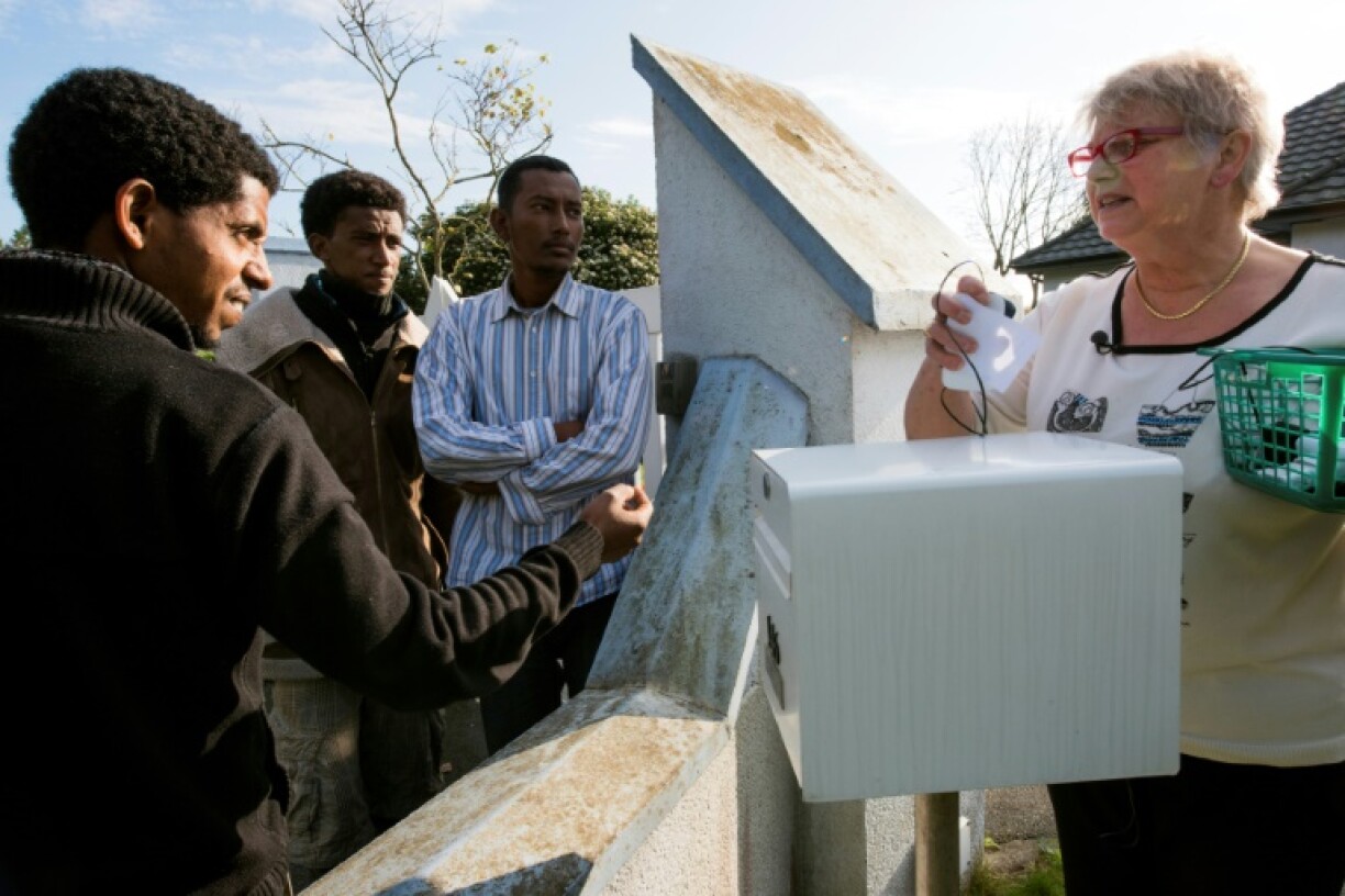 Lips's garage is a haven for those on the dangerous migrant route