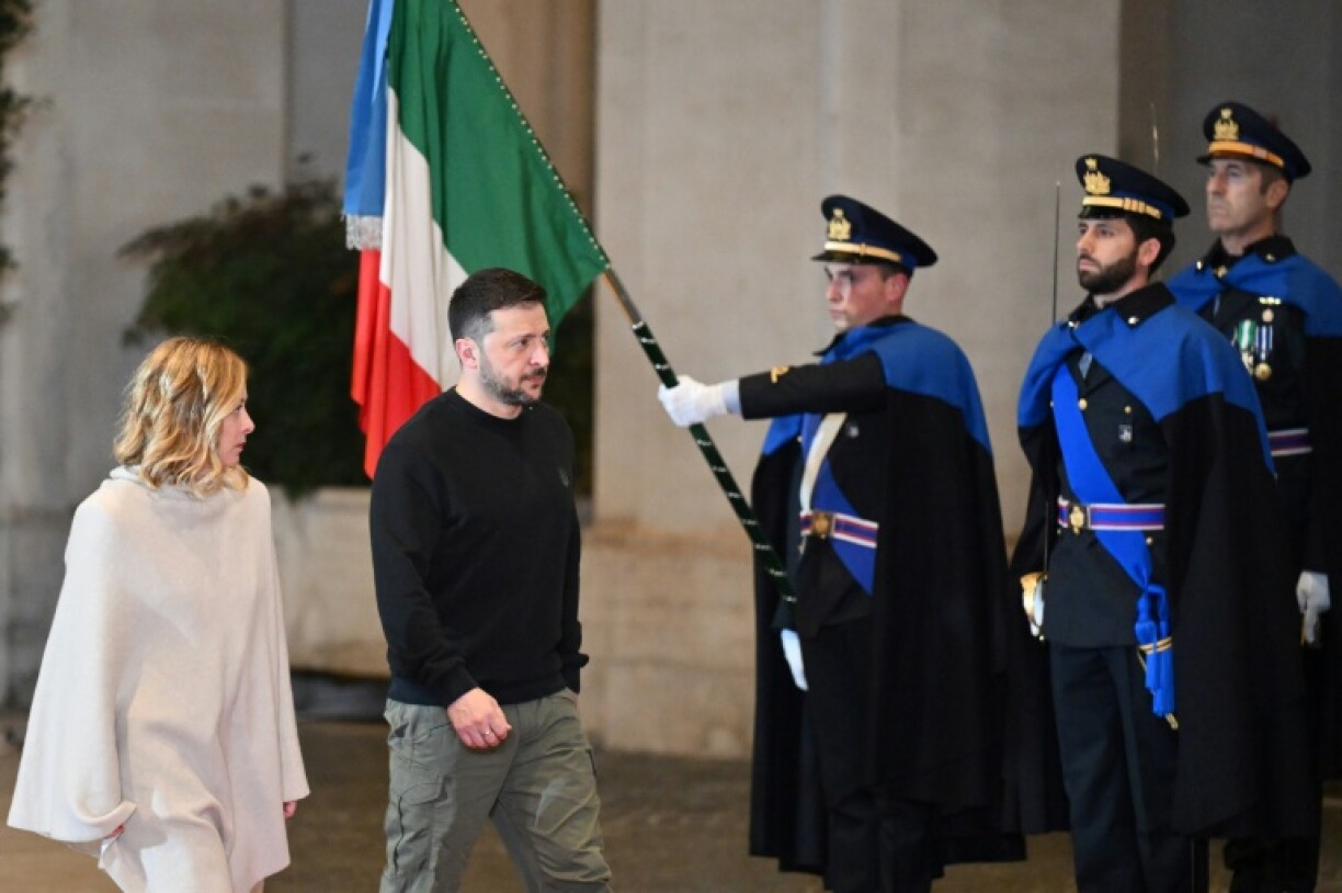 Ukrainian President Volodymyr Zelensky will open the annual conference with Italian Prime Minister Giorgia Meloni