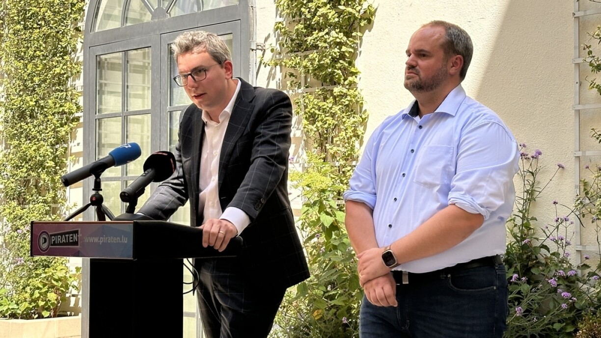 Sven Clement et Marc Goergen (de gauche à droite)