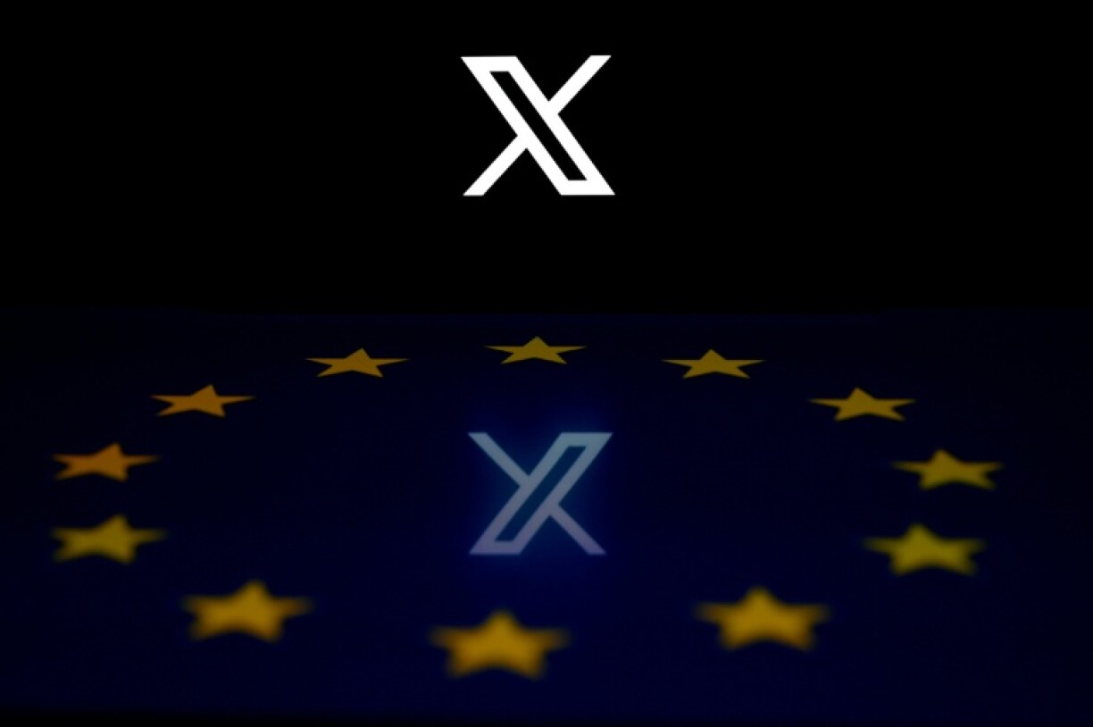X was the target of the EU's first ever probe under stricter online content rules in December 2023
