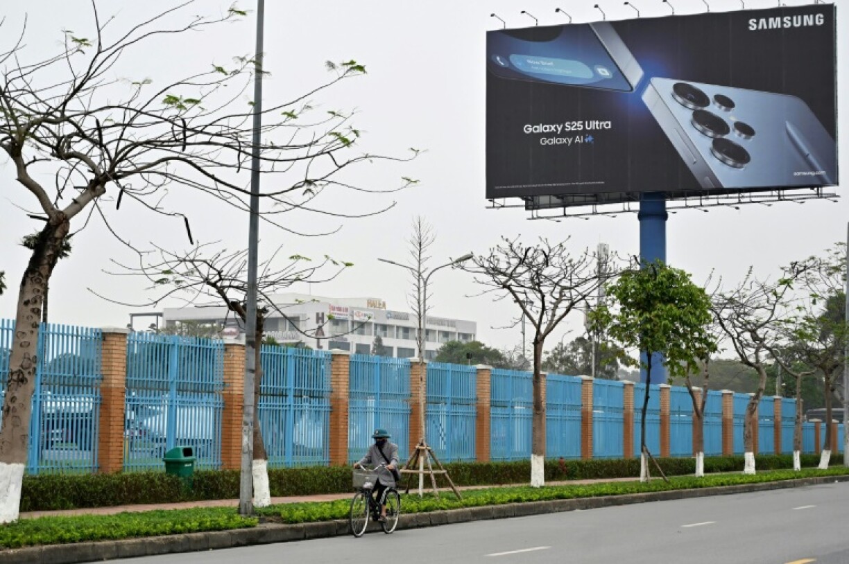 More than half of Samsung's smartphones are made in Vietnam, where steep tariffs of up to 46% could be imposed if trade negotiations between Washington and Hanoi break down