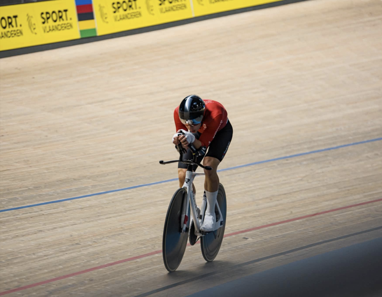 De Maximilien Outlet bei der Individual Pursuit.