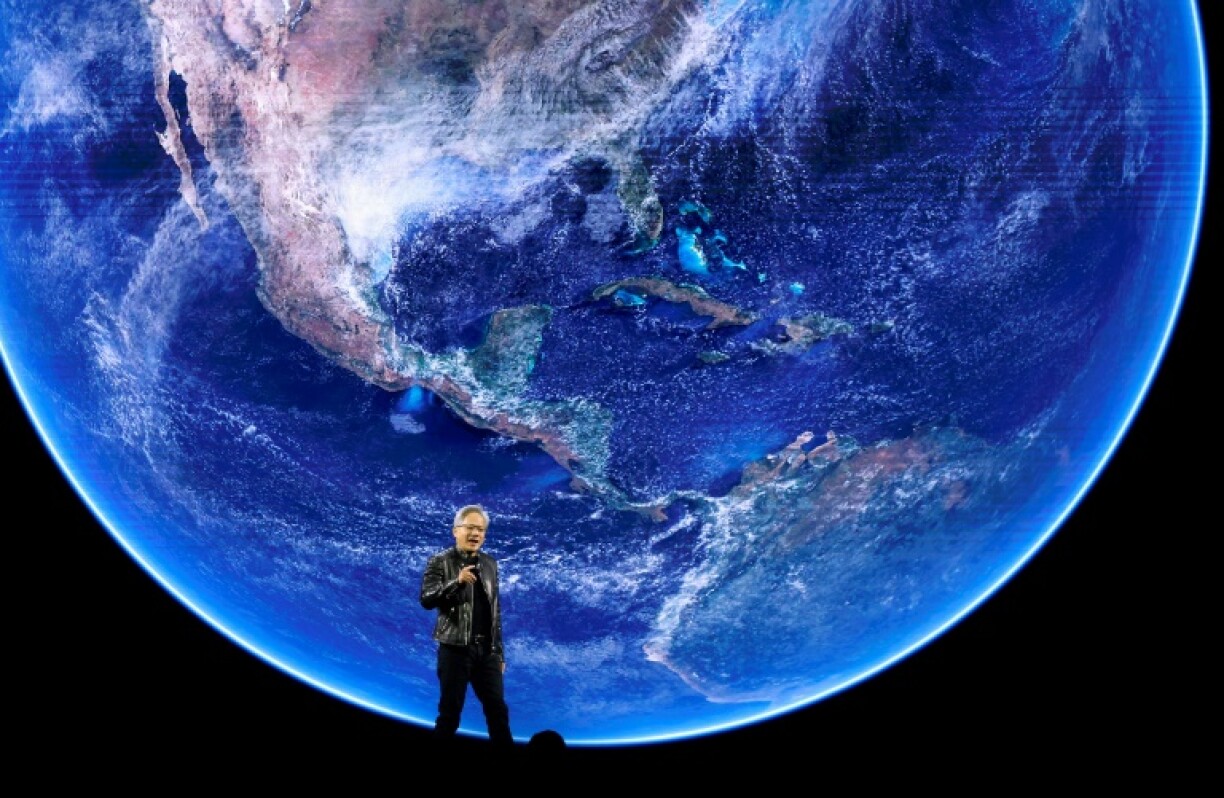 Analysts say US chipmakers like Nvidia, whose CEO Jensen Huang is seen here, will face intensified competition from China and other countries due to new constraints imposed by the US government on chip sales to China