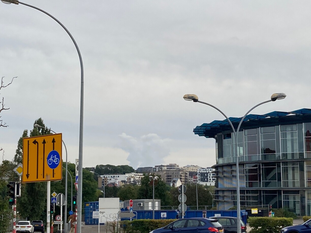 Nuclear power plant Cattenom: view from ISL/Atheneé