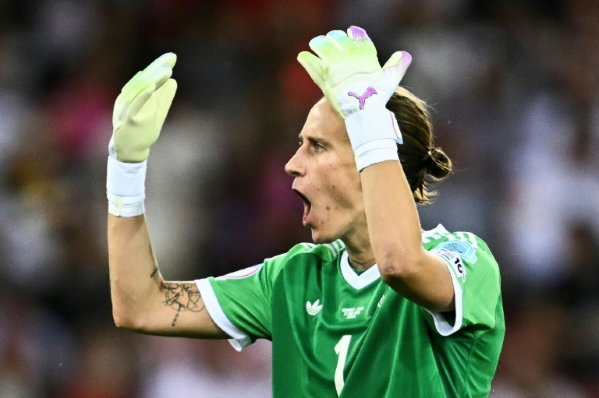 Germany goalkeeper Ann-Katrin Berger was beaten at her near post for the decisive goal in their Euro 2025 semi-final loss to Spain