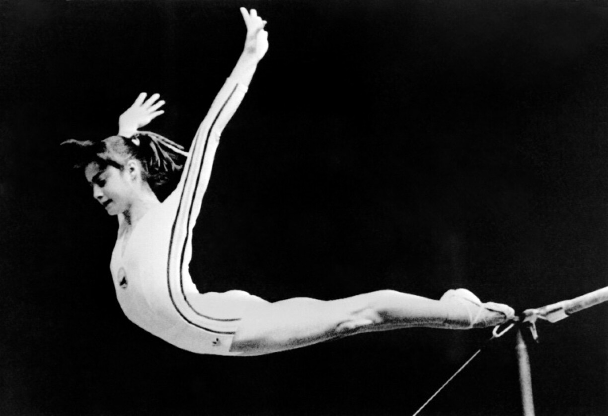 Bela Karolyi coached Romanian Nadia Comaneci to an historic 10 in the 1976 Montreal Olympics