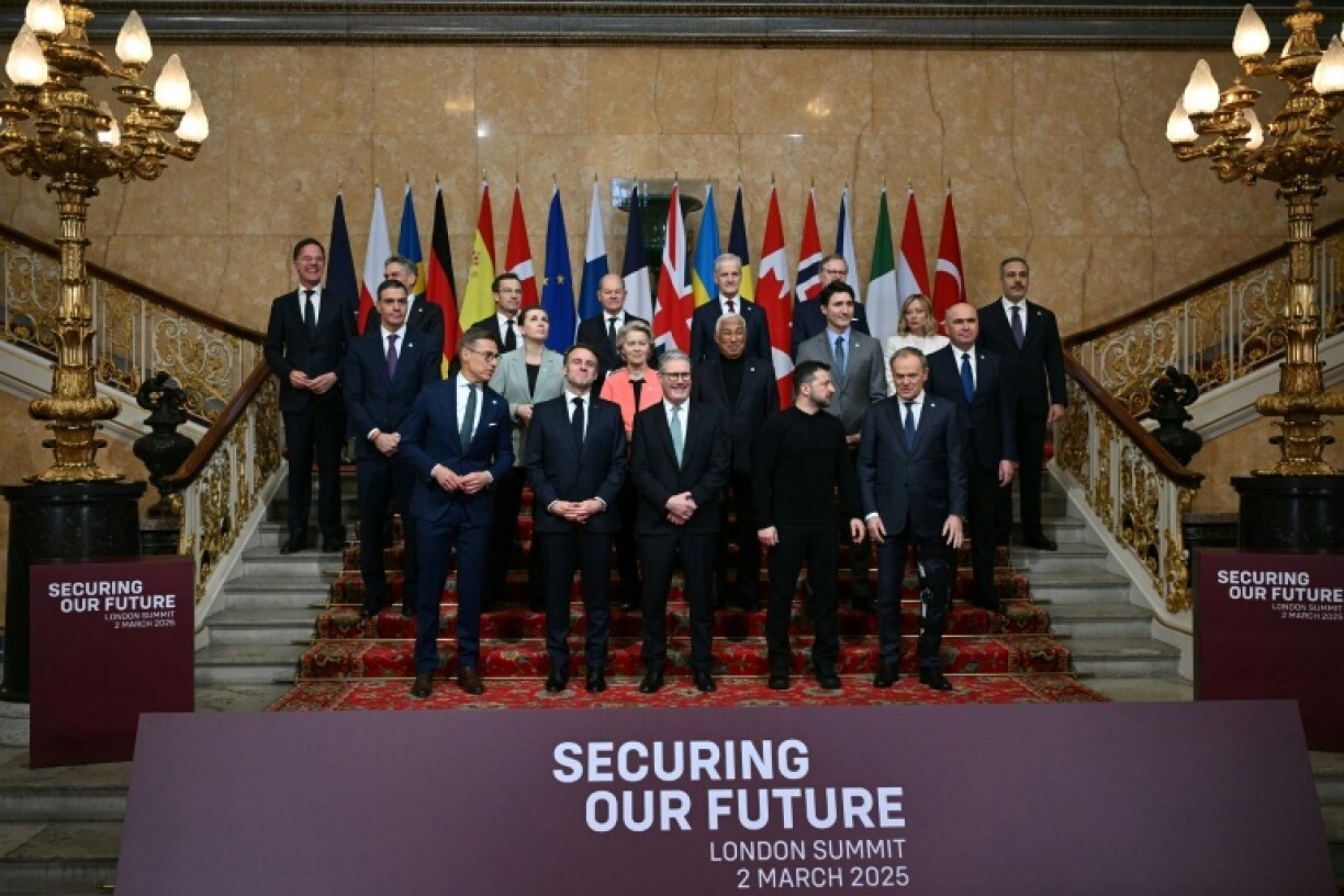 Starmer gathered 18 other leaders from Europe, Canada and Turkey for the landmark summit in London